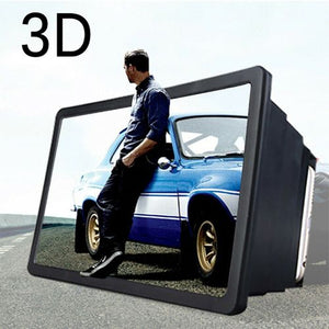 Generic 3D Screen Magnifier Enlarger Screen for Mobile Phone White
